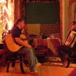 Multi-national ad-hoc band in a Kampot bar