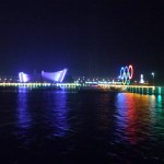 The extensive promenade of Qingdao's coastline
