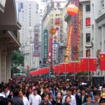 A sea of people in Nanjing Road!!
