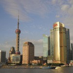 Pudong skyline by day