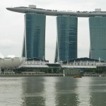 The world-class luxury casino and hotel, Marina Bay Sands