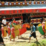 With dances the Torajans express grief and honour for the deceased person
