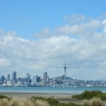 View on Auckland from the highway