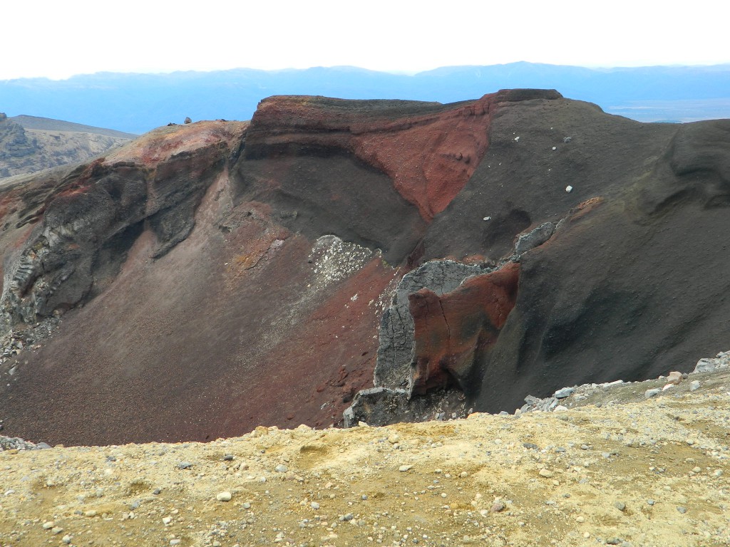 The Red Crater last erupted ash in 1926