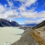 Glacier lake at Mt Cook