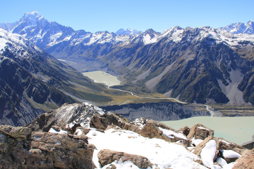 Mt Cook and Hooker Valley from Mueller Hut hike